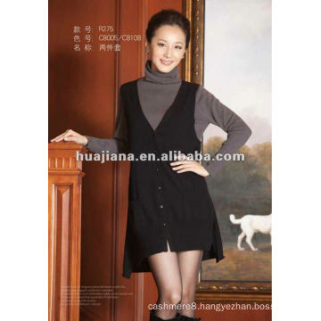 stylish women Cashmere sweater dresses twinset